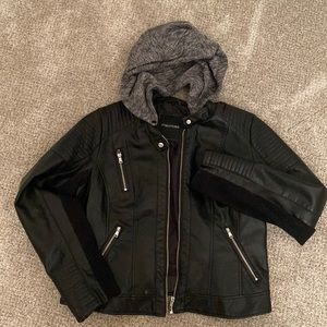 Faux leather jacket